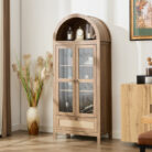 73_+Tall+Arched+Storage+Display+Cabinet-163016237 (2)