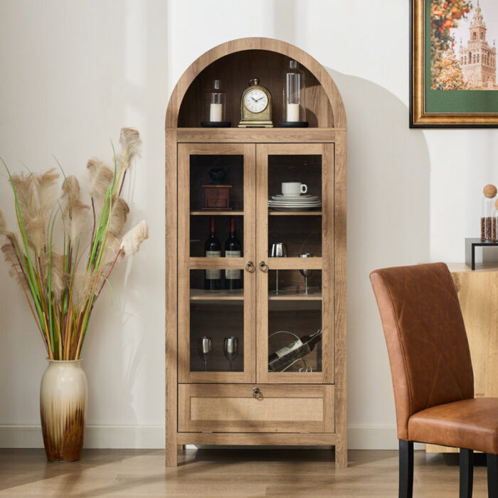 73_+Tall+Arched+Storage+Display+Cabinet-163016237 (3)