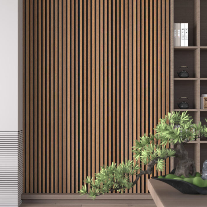 94_+L+x+24_+W+Acoustic+Wood+Wall+Paneling,+Decorative+Soundproof+Panels+for+Walls+and+Ceilings,+3D+Slat+Wood+Wall+Panels