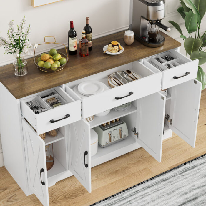 Adra+55.1''+Sideboard+with+3+Drawers,+Adjustable+Shelves-2020969967 (1)