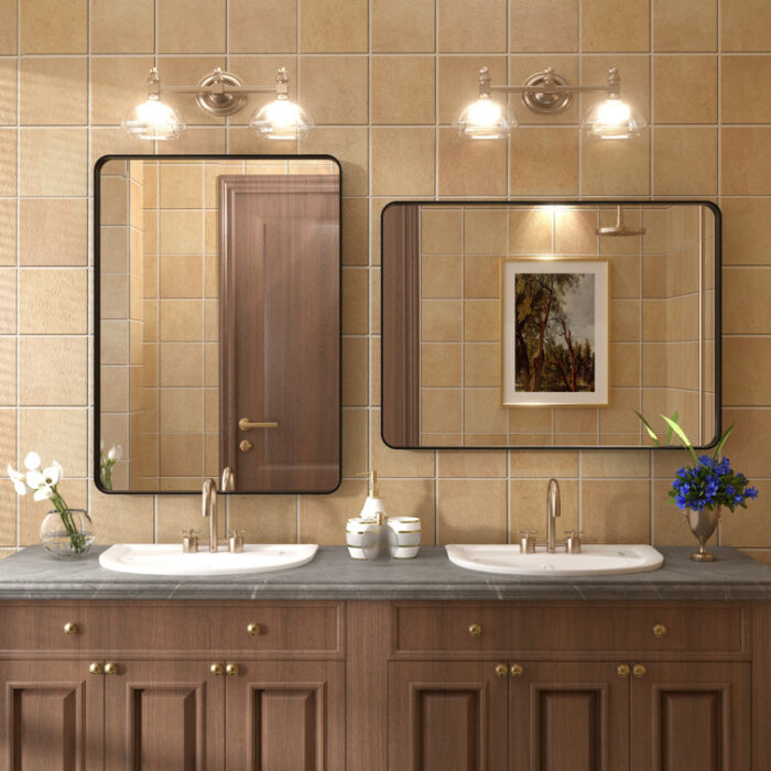Aevar+High-Strength+Tempered+Glass+and+Aluminum+Alloy+Framed+French+Cleat+Mounted+Wall+Decor+Bathroom+Vanity+Mirror+with+5-Year+Warranty (2)
