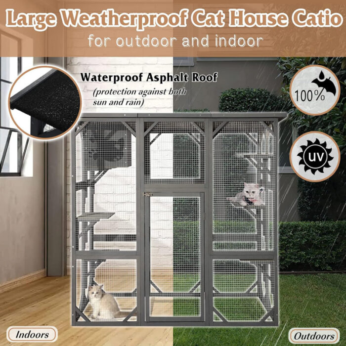 Euretta+Indoor_Outdoor+Playpen+Catio+Outdoor+Cat+Enclosure+Large+Cat+House+Waterproof-813752723 (2)