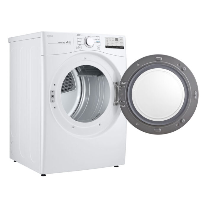 LG+7.4+Cu.+Ft.+Vented+Electric+Stackable+Dryer+with+Ultra+Large+Capacity+and+Sensor+Dry,+White.+ (1)