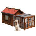 Luxury+Solid+Wooden+Dog+House+with+Fence-104977305