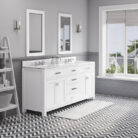 Minnetrista+72''+Double+Bathroom+Vanity+with+Carrara+Marble+Top