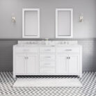 Minnetrista+72''+Double+Bathroom+Vanity+with+Carrara+Marble+Top (2)