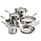 Tramontina+Tri-Ply+Clad+Gourmet+12+Pc+Cookware+Set