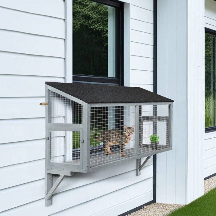 Tucker+Murphy+Pet™+Cat+Catio,+Window+Box+Enclosure+For+Indoor+Cats
